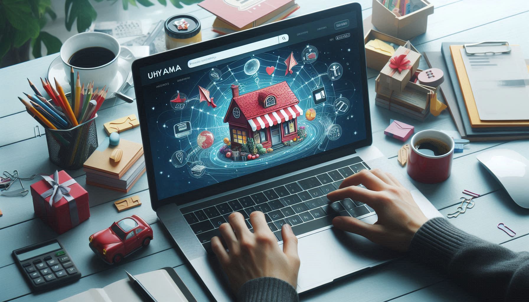 Front of men's Basic Tee in black.